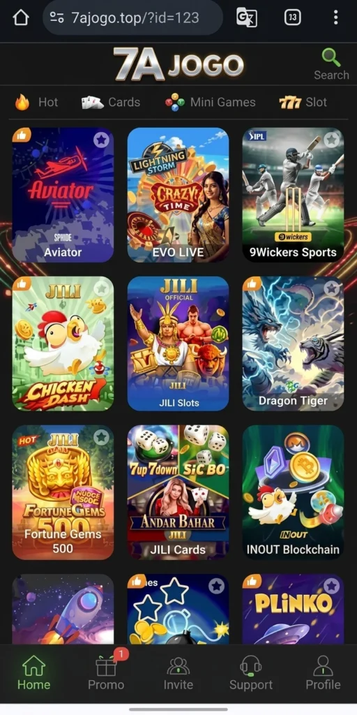 7A Jogo Game home image