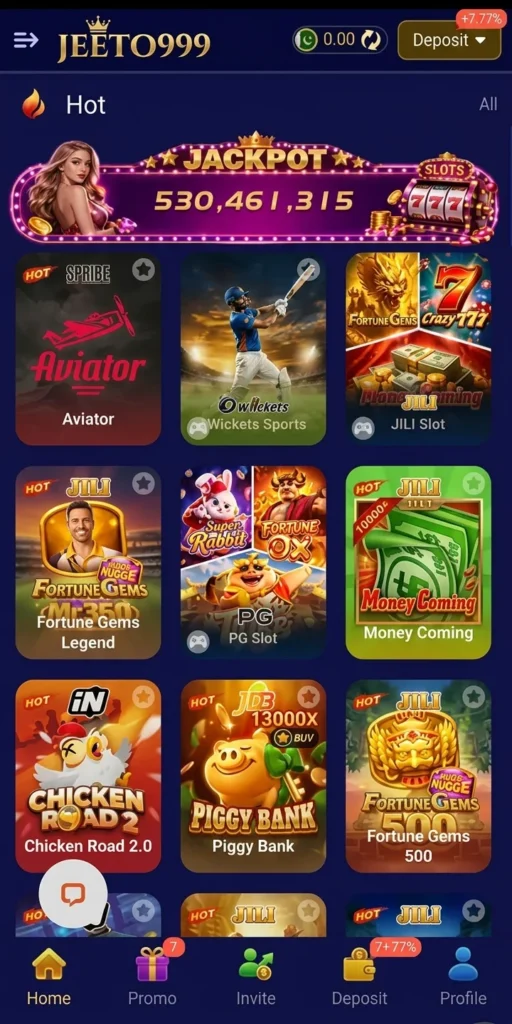 JEETO999 Game home image